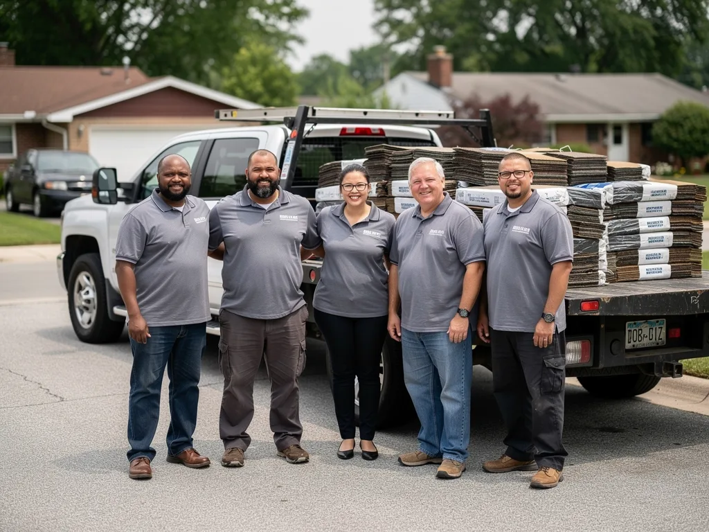 Webster Roof Company Pros team